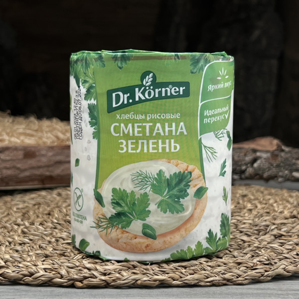 Хлебцы рисовые сметана и зелень Dr. Korner