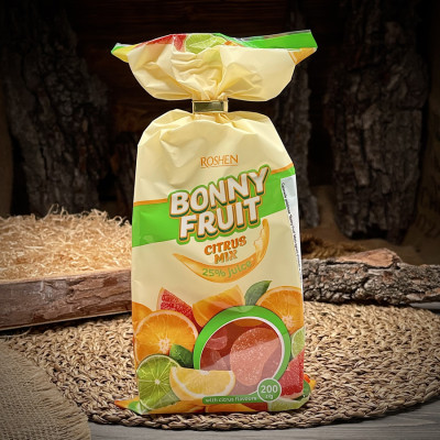 Конфеты Bonny Fruit цитрусовый микс